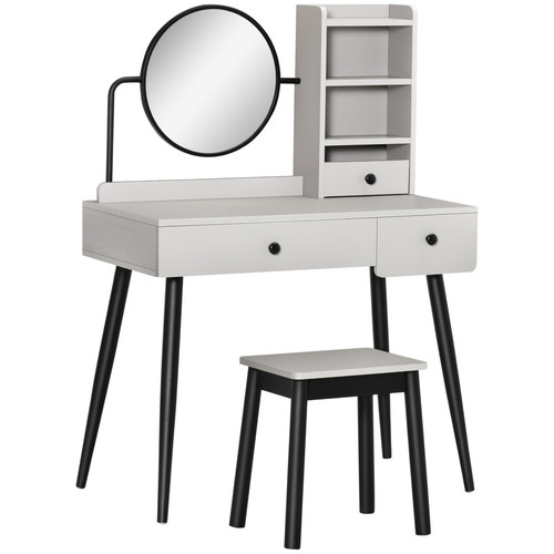 Homcom dressing table set - homcom,