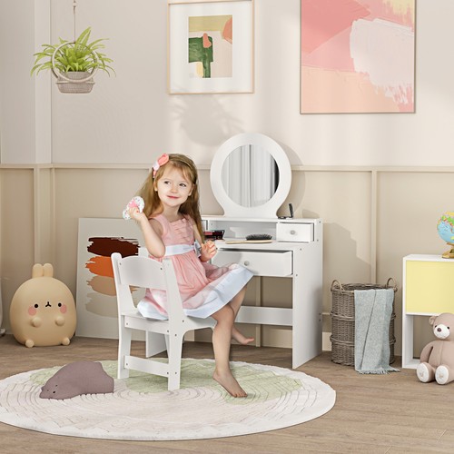 Kids dressing table set - table,