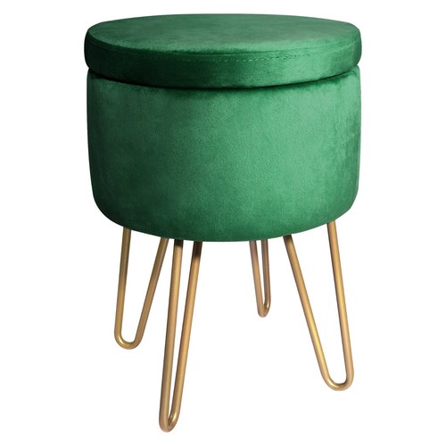 Velvet dressing table stool - table,
