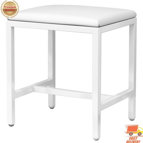 White padded stool for - white,