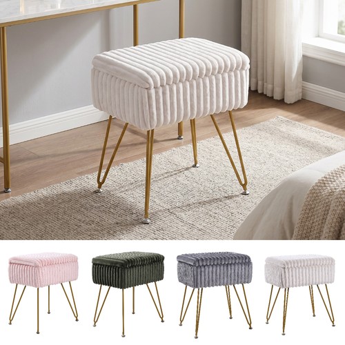 Vanity stool storage - stool,