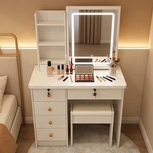 Dressing table vanity - table,