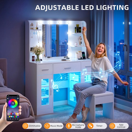 Large dressing table - dressing, led