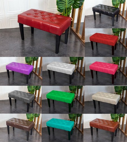 Leather dressing bench - leather,