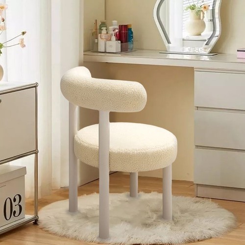 Cream teddy fabric dressing - cream,