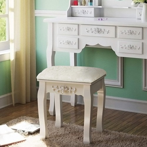Vintage white dressing - dressing, table