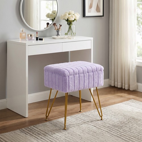 Faux rabbit fur dressing - faux, table