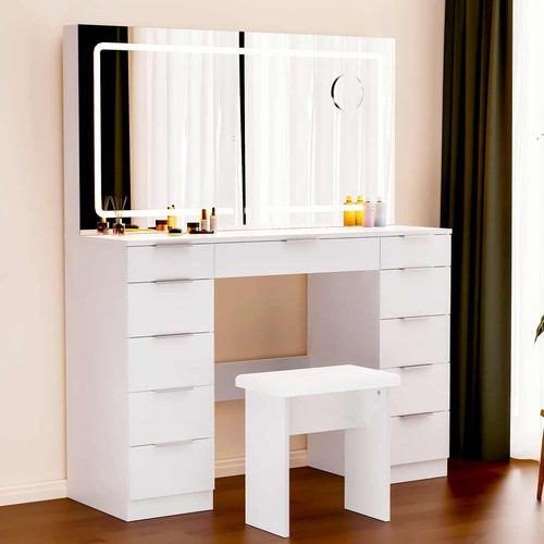 Large dressing table - table, led
